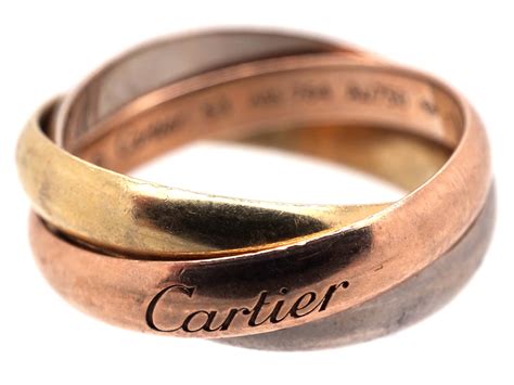 vintage cartier russian wedding ring|cartier 3 rings in one.